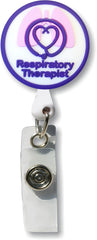Retractable Rubber Badge Reel-Respiratory Therapist